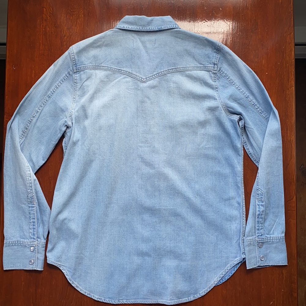 Madewell Light Blue Button Down Shirt - Picture 4 of 15